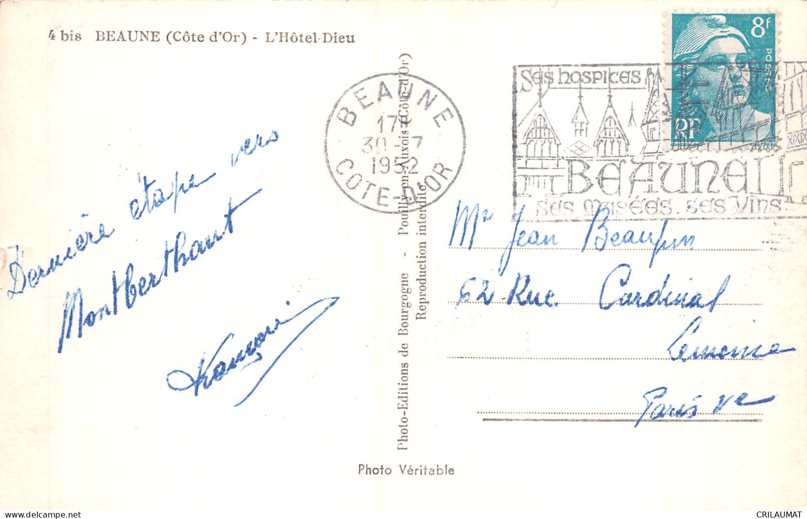 21-BEAUNE-N°T5080-B/0039 - Beaune