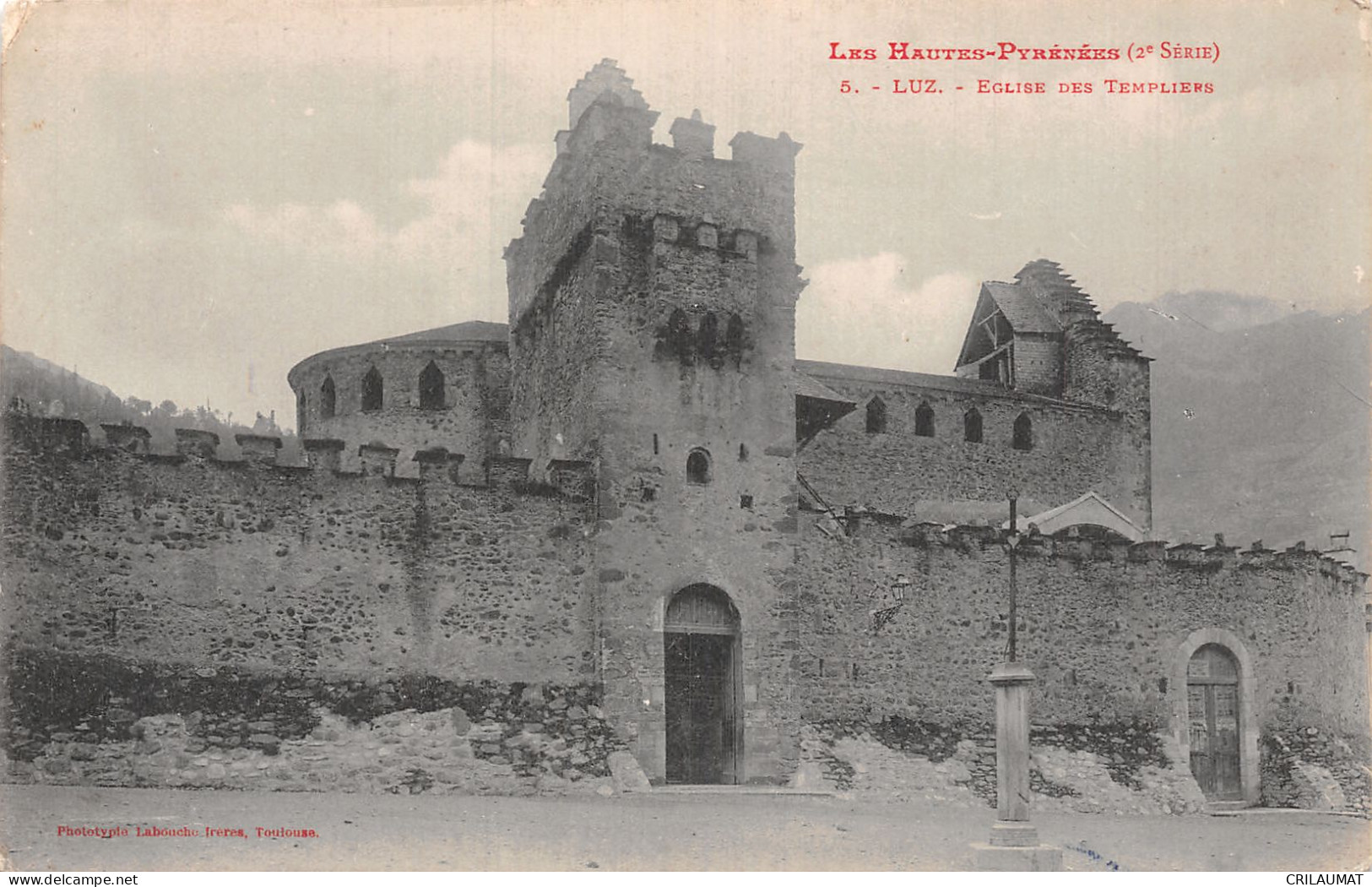 65-LUZ EGLISE DES TEMPLIERS-N°T5079-H/0079 - Luz Saint Sauveur