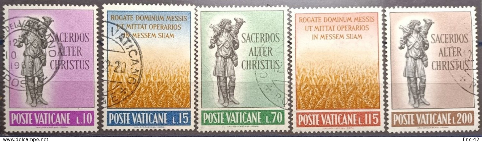 VATICAN. Y&T N°348/352. USED. - Used Stamps