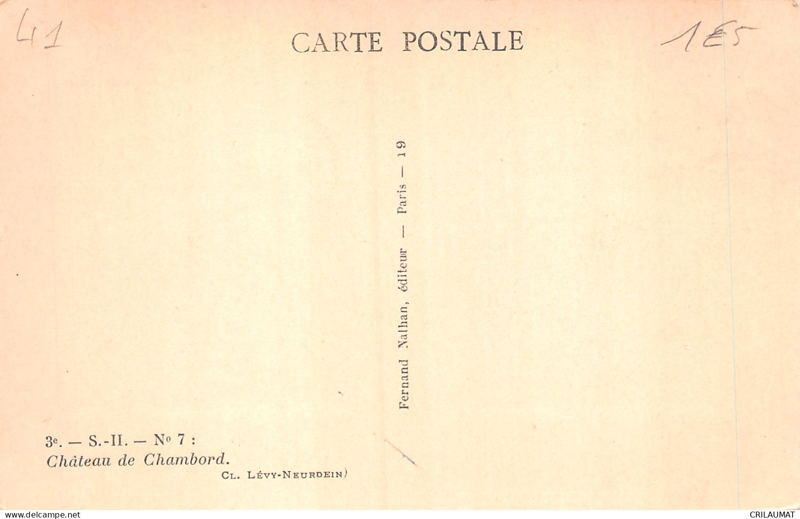 41-CHAMBORD LE CHÂTEAU-N°T5080-C/0135 - Chambord