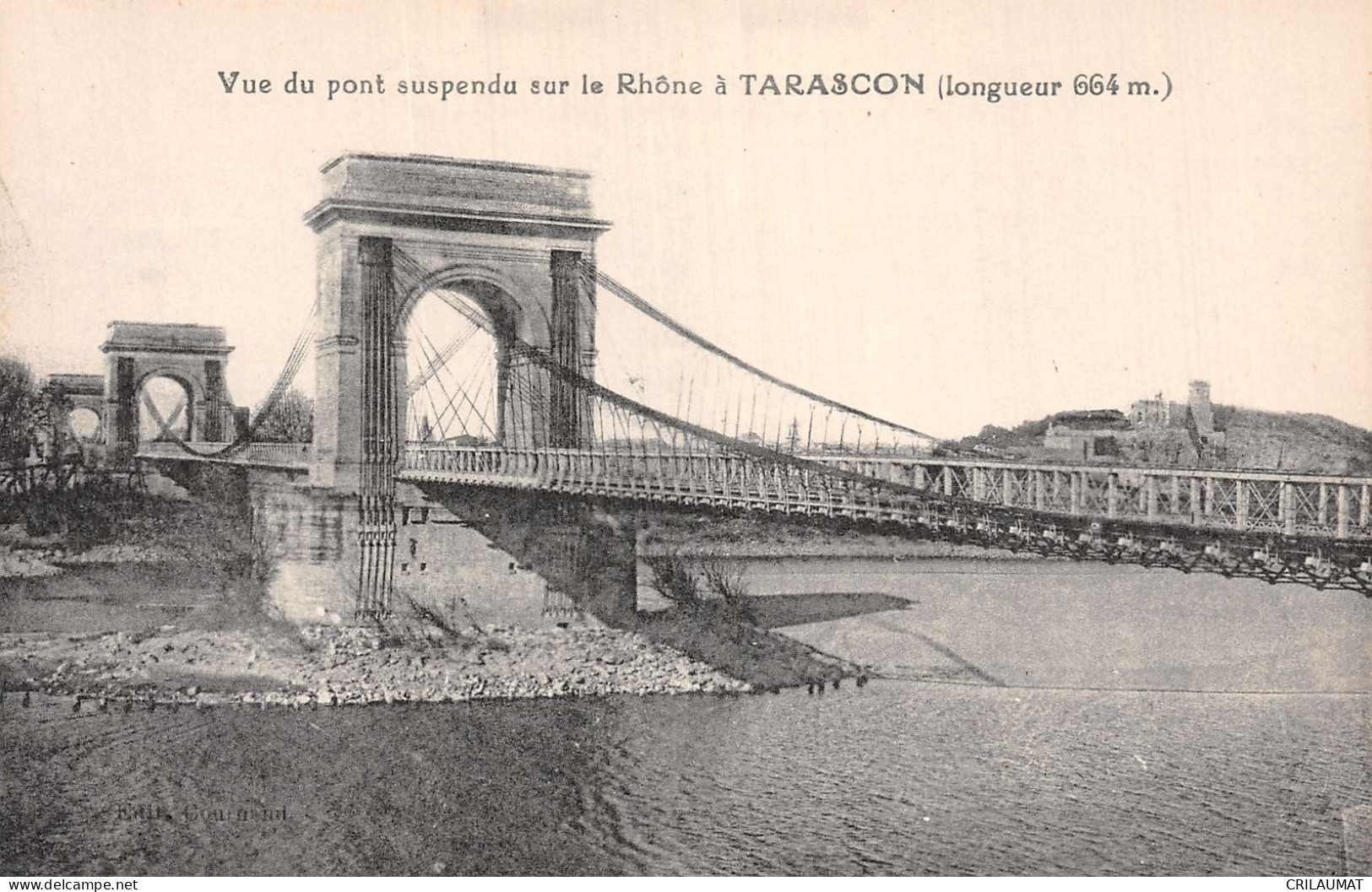13-TARASCON PONT SUSPENDU-N°T5081-A/0283 - Tarascon
