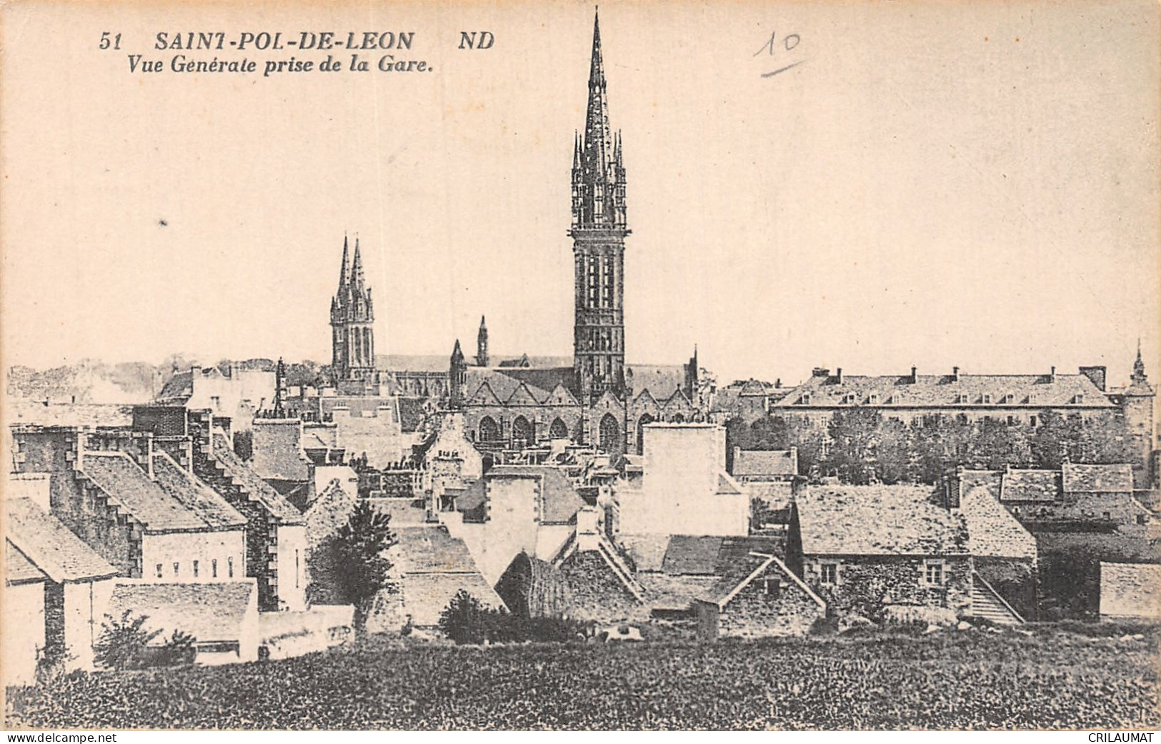 29-SAINT POL DE LEON-N°T5081-A/0101 - Saint-Pol-de-Léon