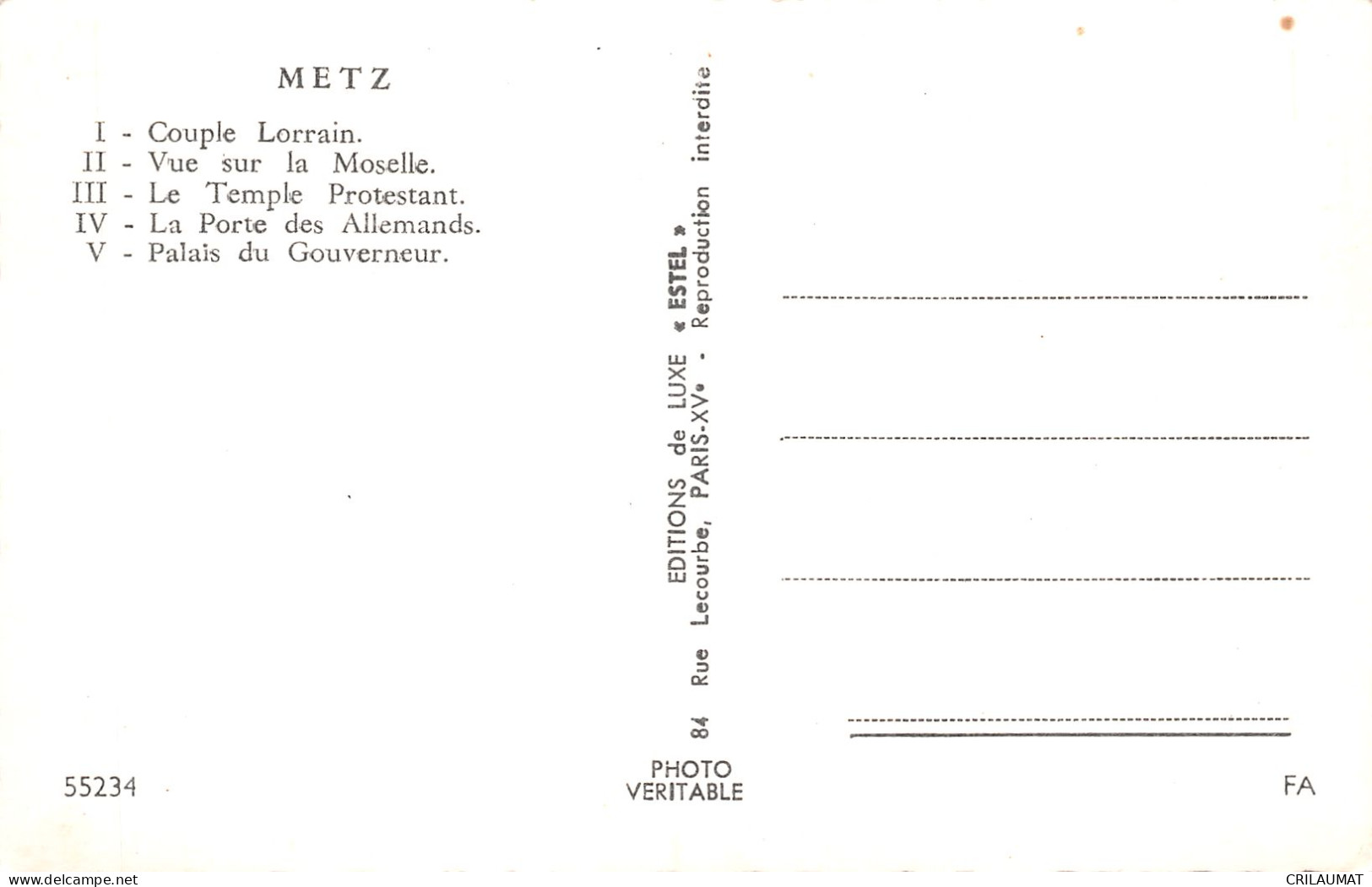 57-METZ-N°T5081-D/0179 - Metz