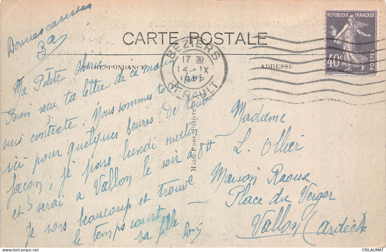 34-BEZIERS-N°T5081-C/0371 - Beziers