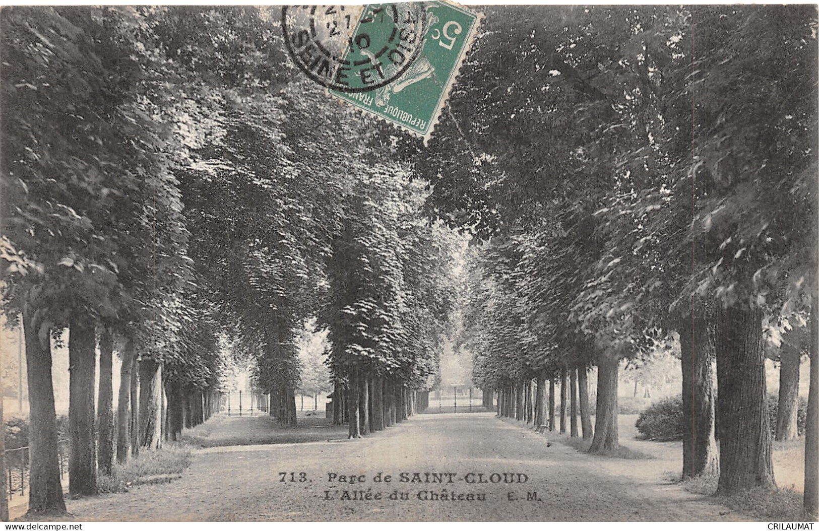 92-SAINT CLOUD LE PARC-N°T5081-B/0383 - Saint Cloud