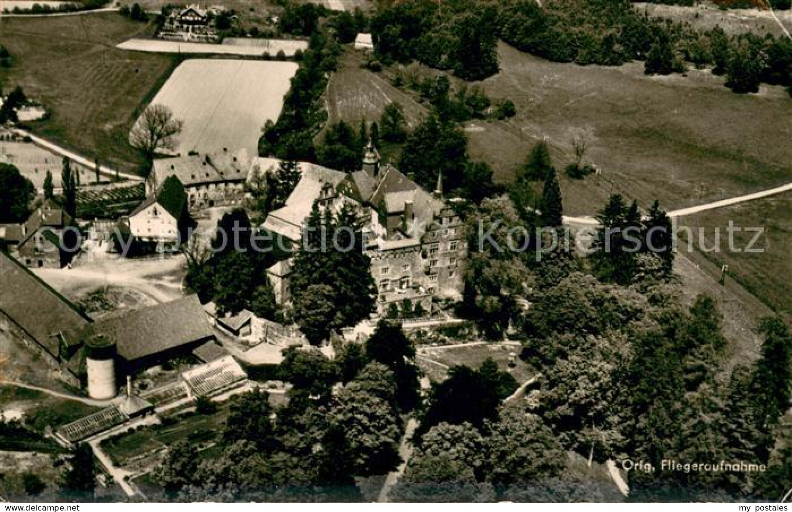 73681318 Lauterbach Hessen Fliegeraufnahme Schloss Eisenbach Warburg Des Vogelbe - Lauterbach