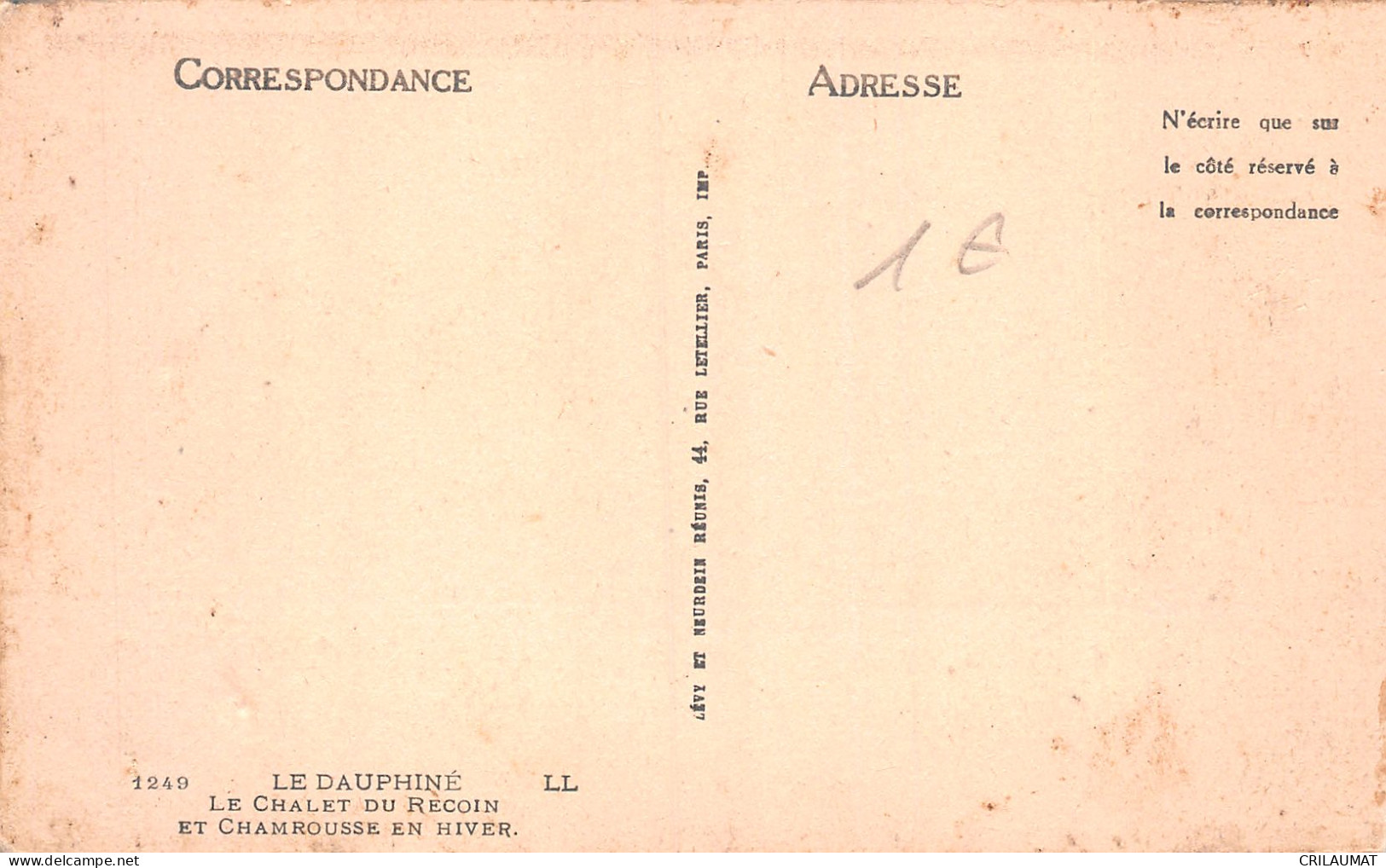 38-CHAMROUSSE-N°T5081-E/0299 - Chamrousse