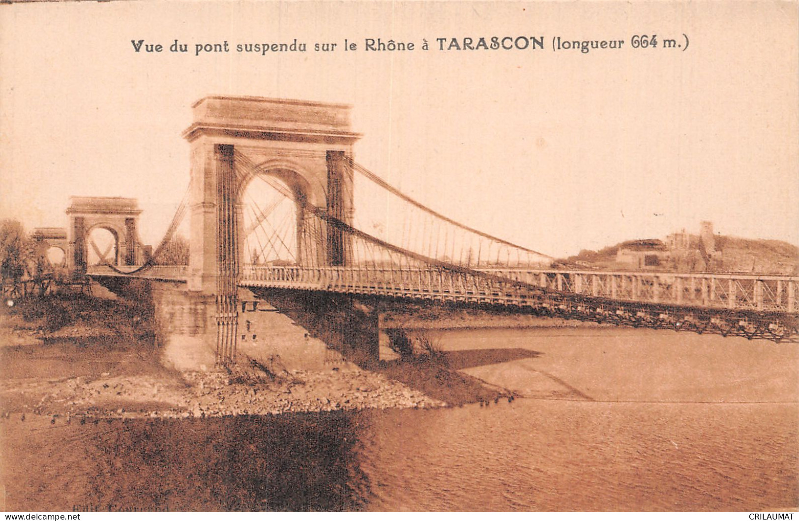 13-TARASCON LE PONT SUSPENDU-N°T5081-E/0223 - Tarascon
