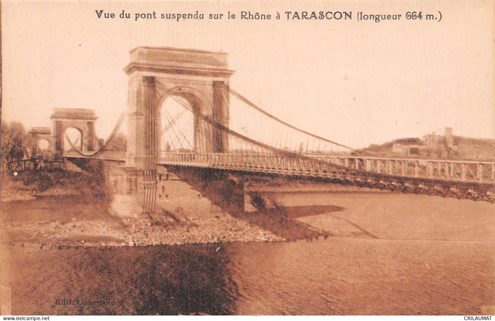 13-TARASCON PONT SUSPENDU-N°T5081-E/0201 - Tarascon