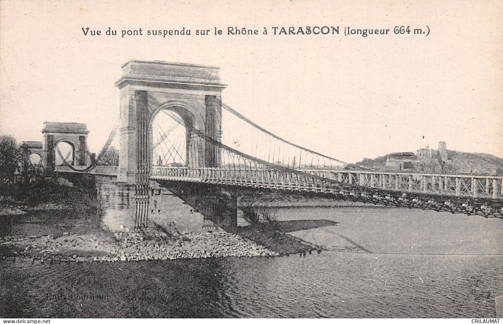 13-TARASCON LE PONT SUSPENDU-N°T5081-E/0071 - Tarascon