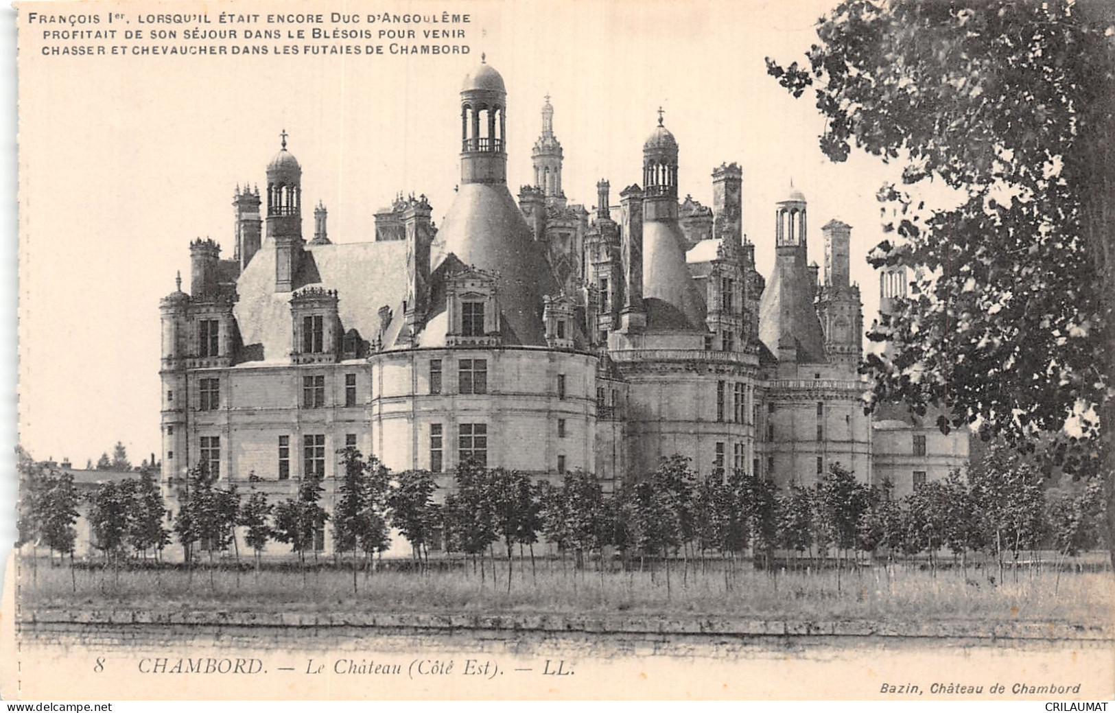 41-CHAMBORD LE CHÂTEAU-N°T5081-H/0111 - Chambord