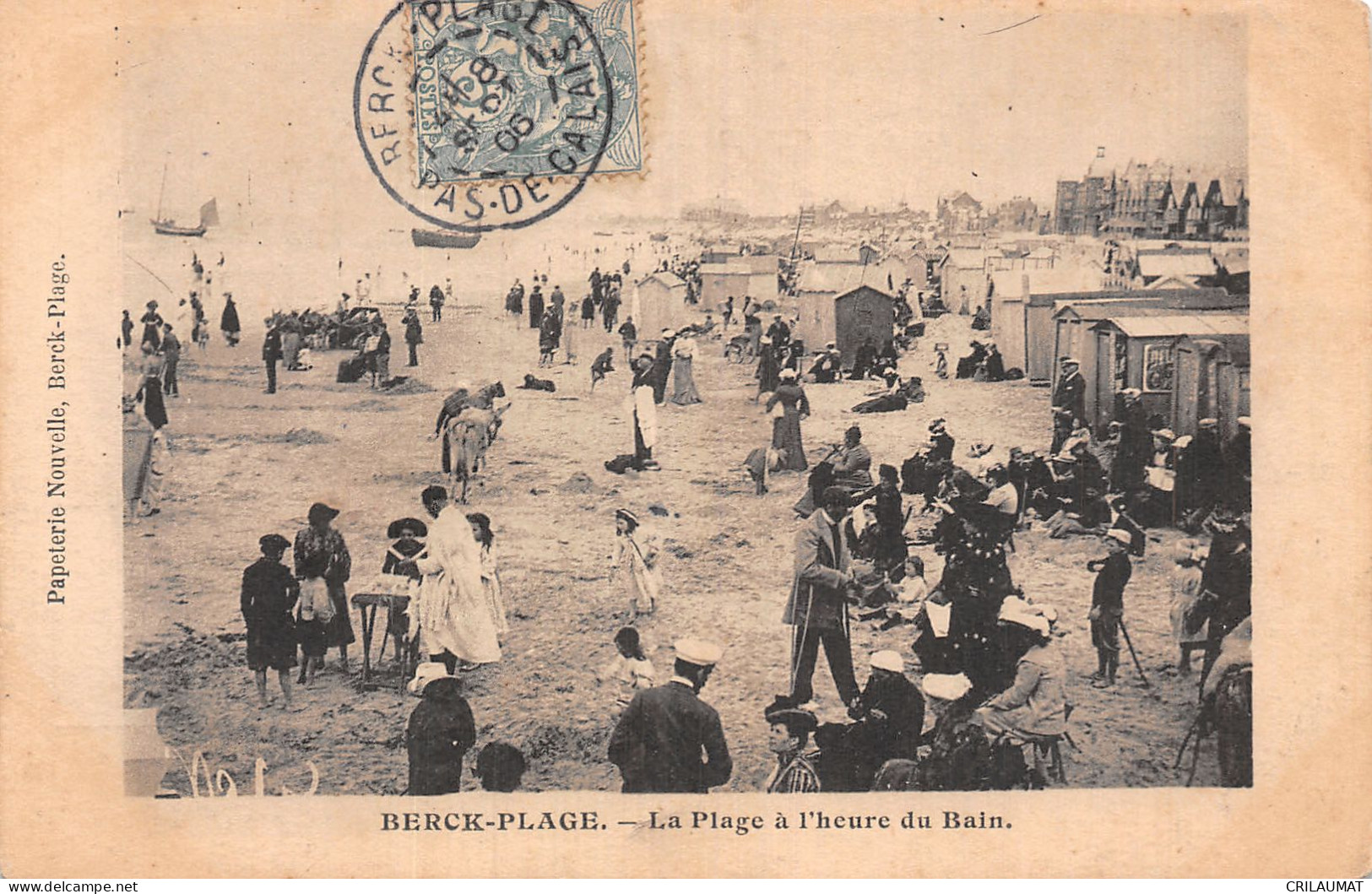 62-BERCK PLAGE-N°T5081-G/0139 - Berck