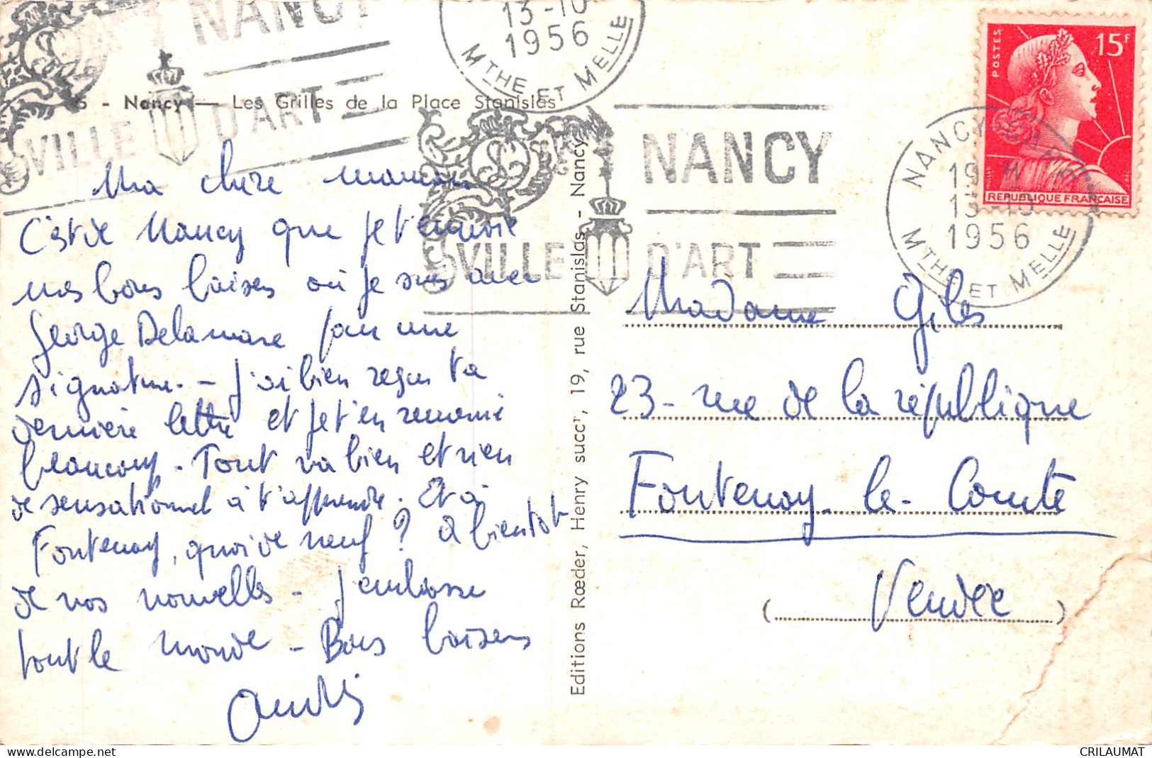 54-NANCY-N°T5082-C/0313 - Nancy
