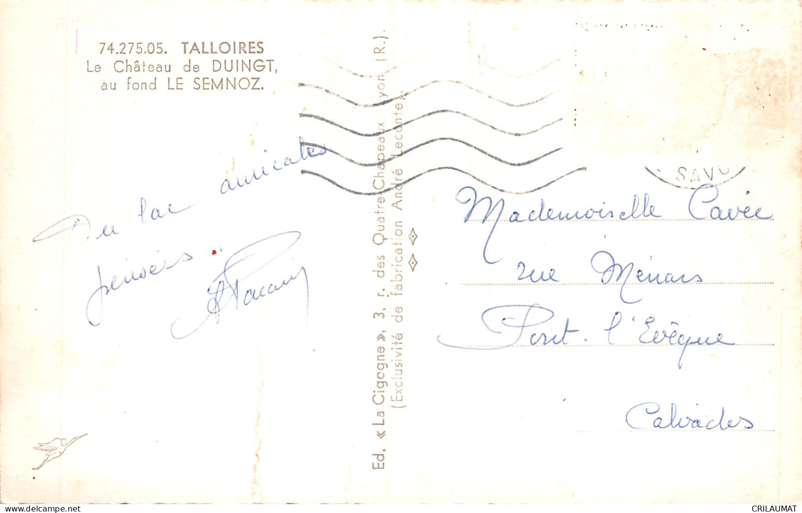 74-TALLOIRES-N°T5082-C/0281 - Talloires