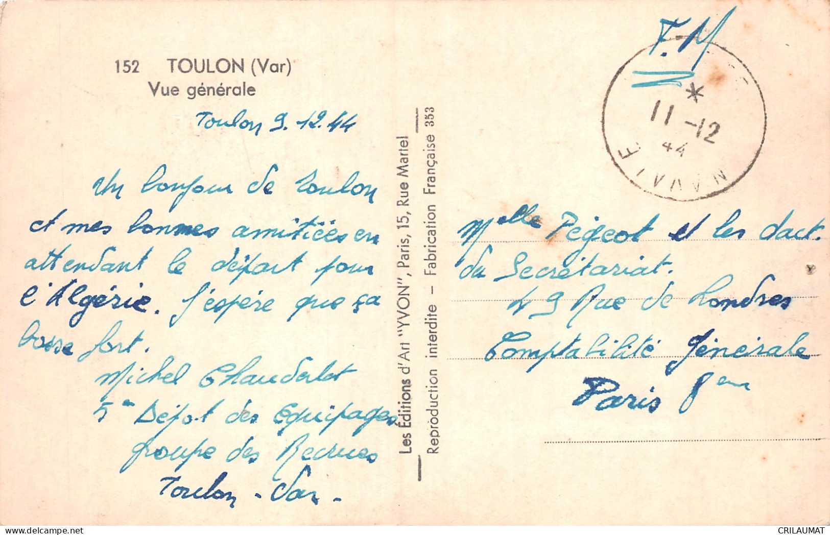 83-TOULON-N°T5082-C/0263 - Toulon