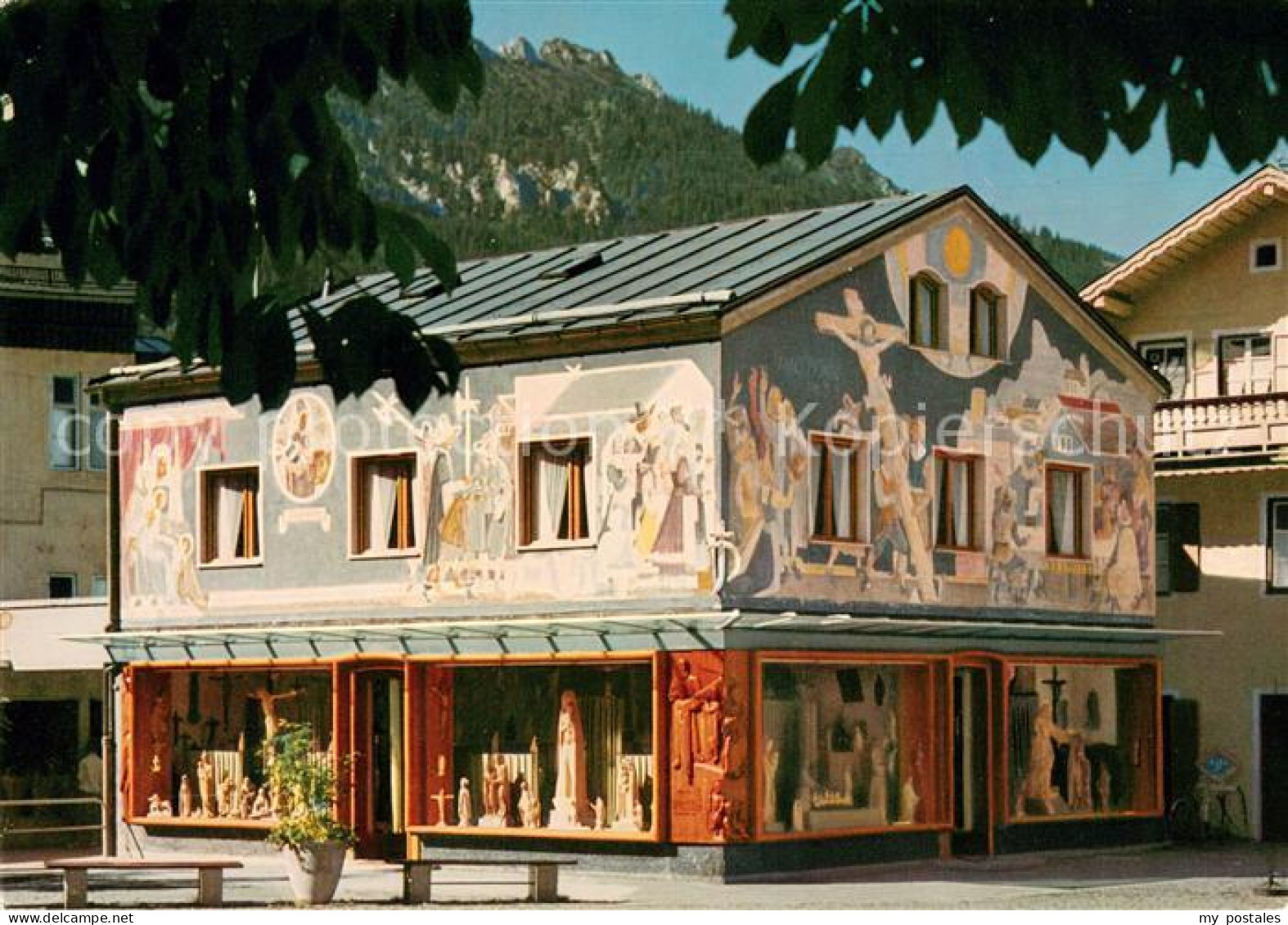 73680788 Oberammergau Passionsspieldorf Haus Heinzeller Oberammergau - Oberammergau