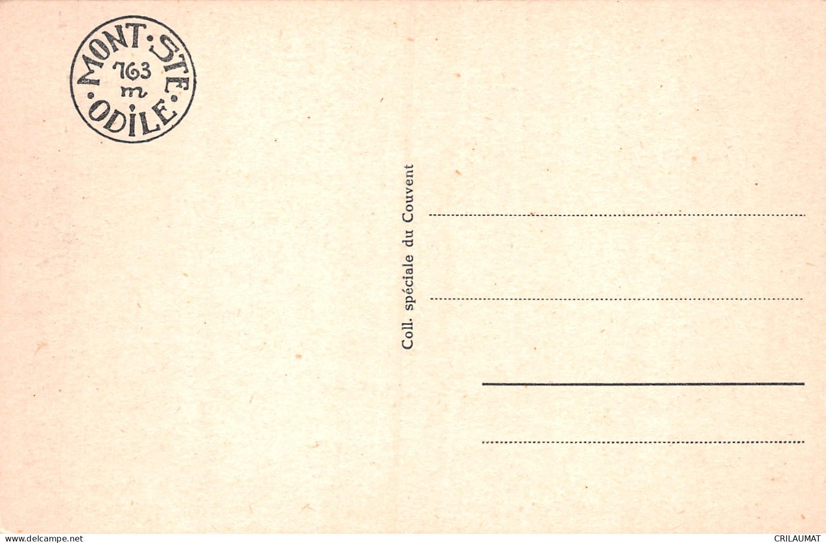 67-MONT SAINTE ODILE-N°T5082-E/0061 - Other & Unclassified