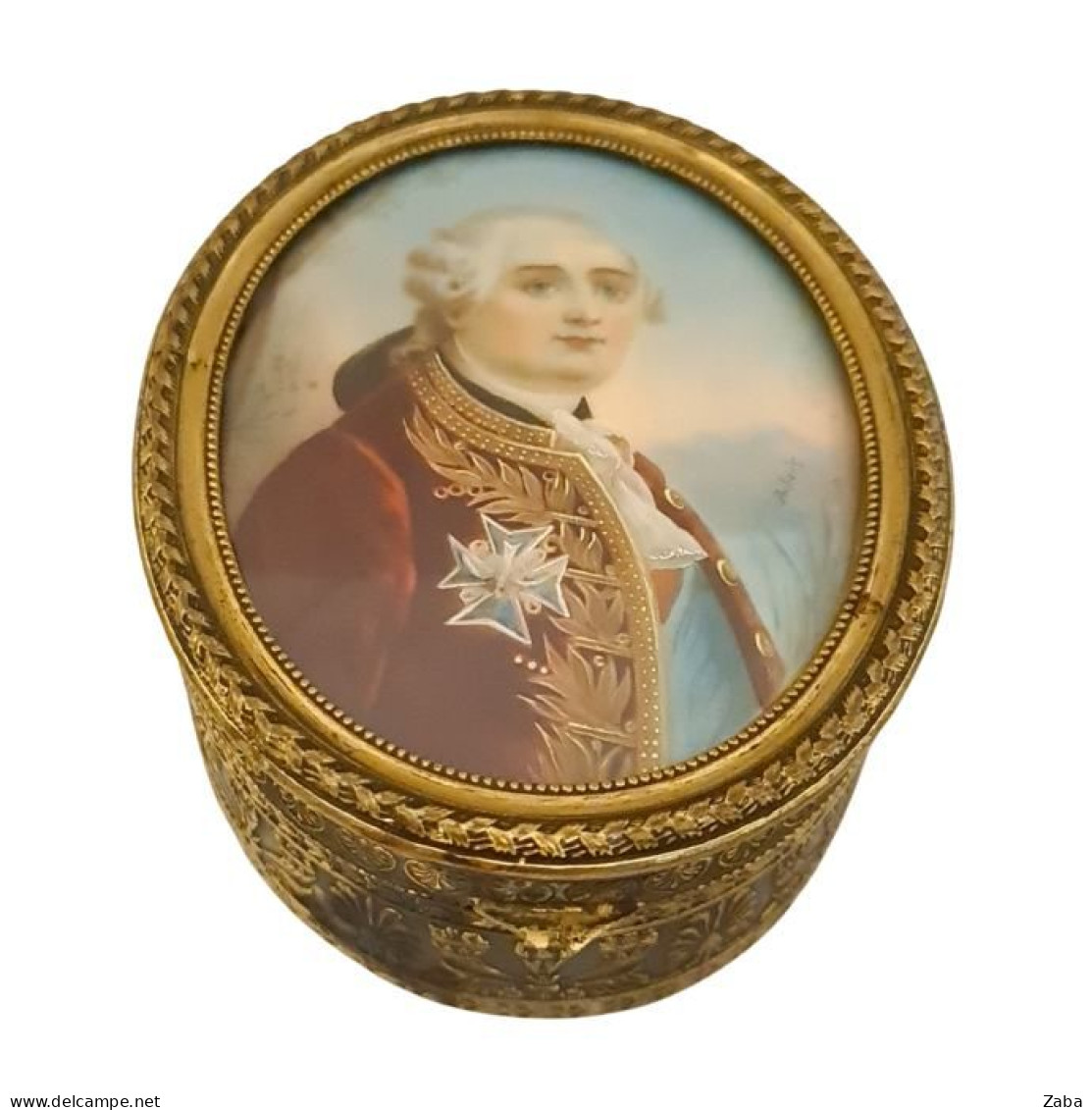French King LOUIS XVI Yewelry Box, Signed & Painted by FREDERIC DUBOIS.