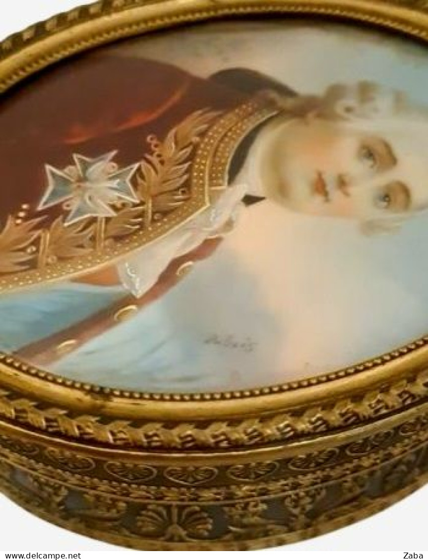 French King LOUIS XVI Yewelry Box, Signed & Painted by FREDERIC DUBOIS.