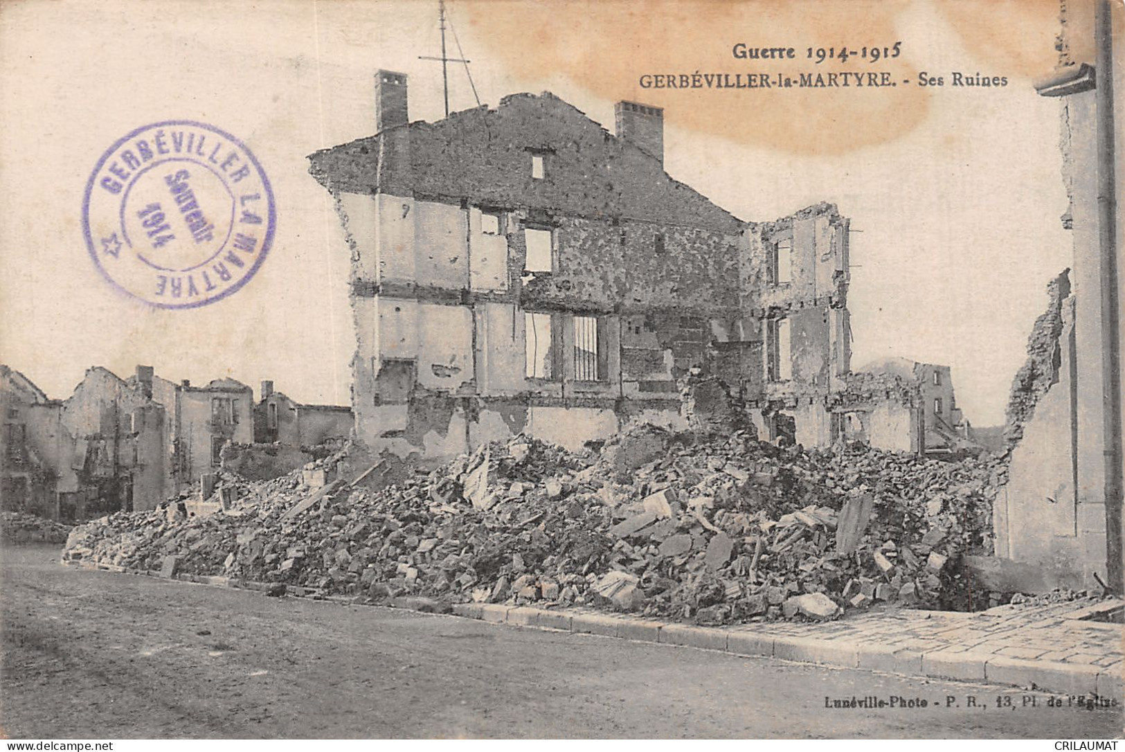 54-GERBEVILLER LA MARTYRE-N°T5082-H/0211 - Gerbeviller