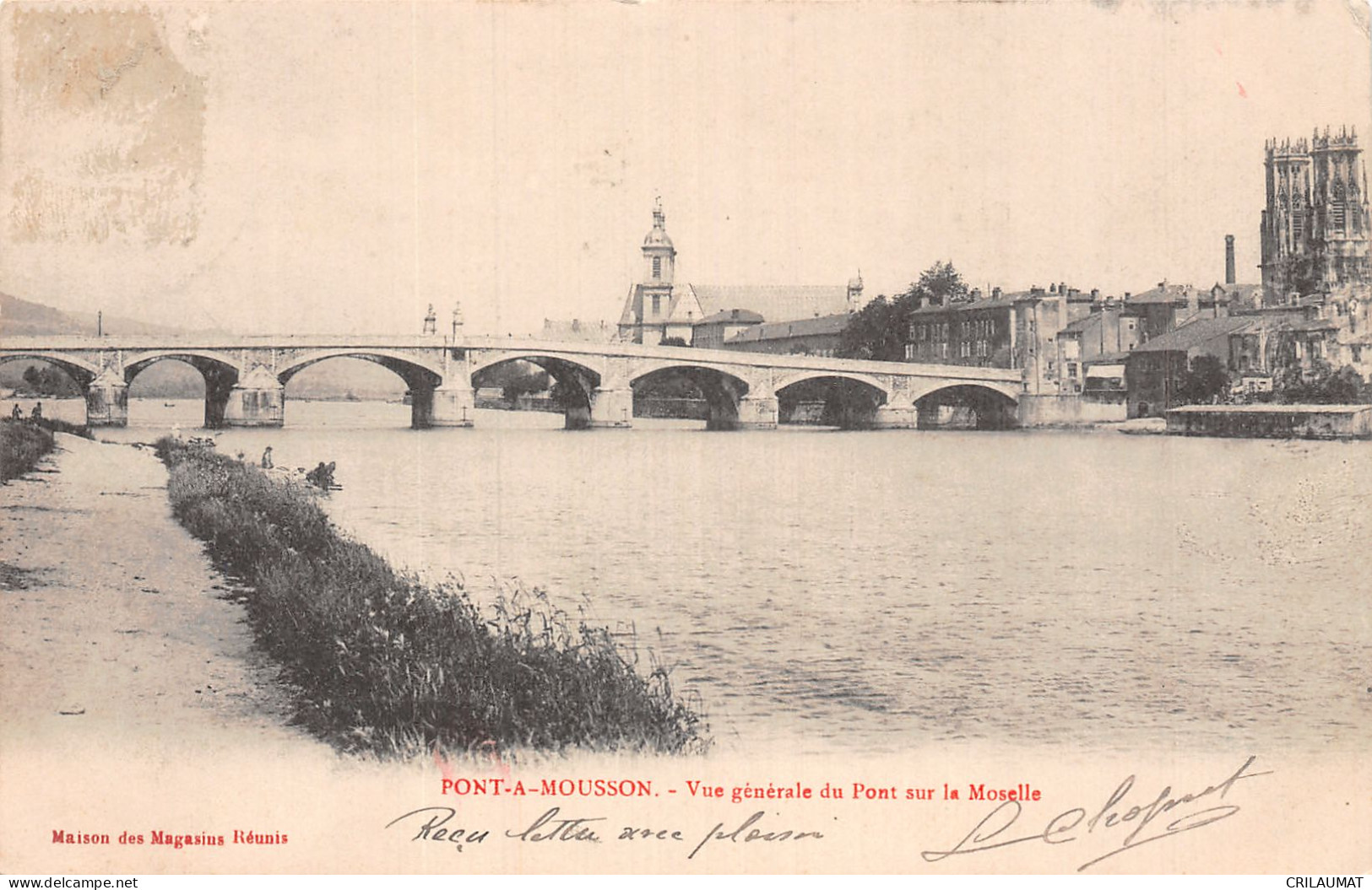 54-PONT A MOUSSON-N°T5082-G/0281 - Pont A Mousson