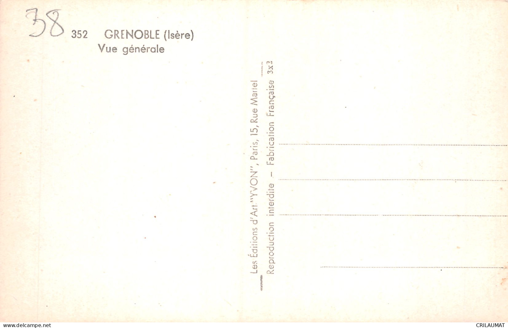 38-GRENOBLE-N°T5082-G/0137 - Grenoble