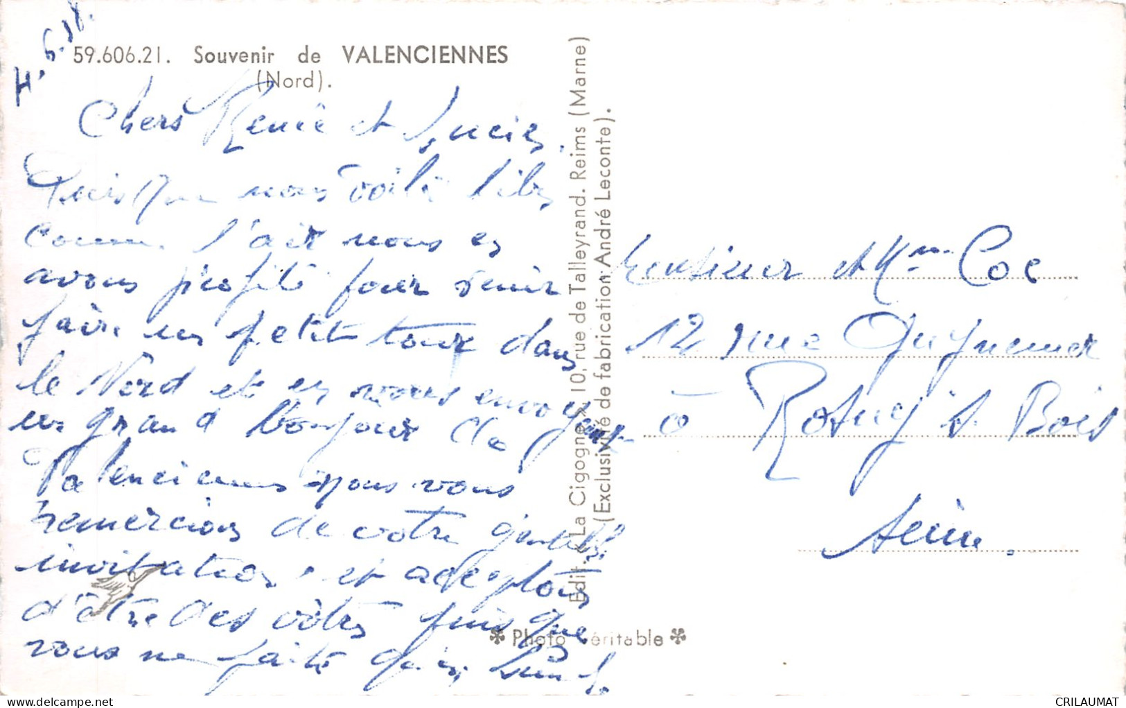 59-VALENCIENNES-N°T5082-F/0345 - Valenciennes