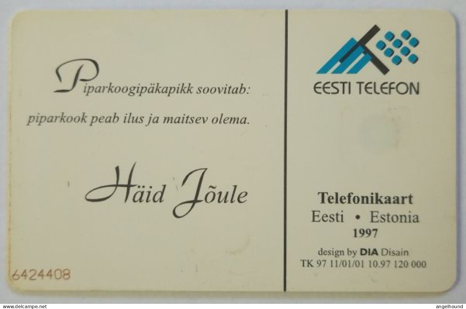 Estonia 30 Kr. Chip Card - Dwarf - Estonie