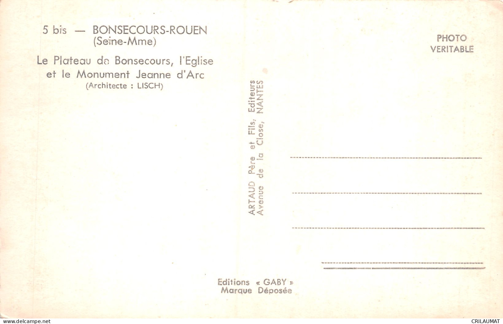 76-BONSECOURS ROUEN-N°T5083-C/0061 - Bonsecours