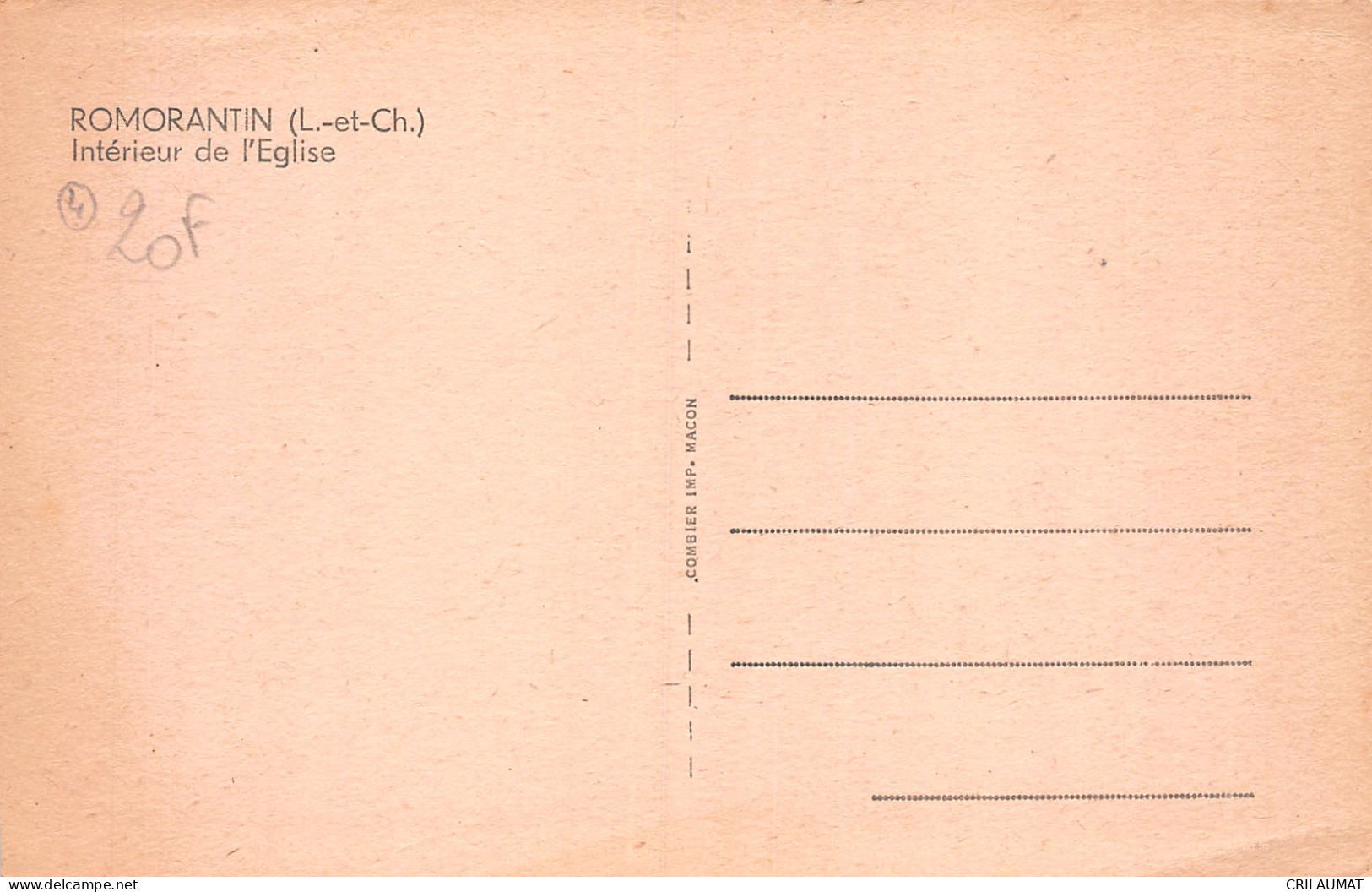 41-ROMORANTIN-N°T5083-B/0029 - Romorantin