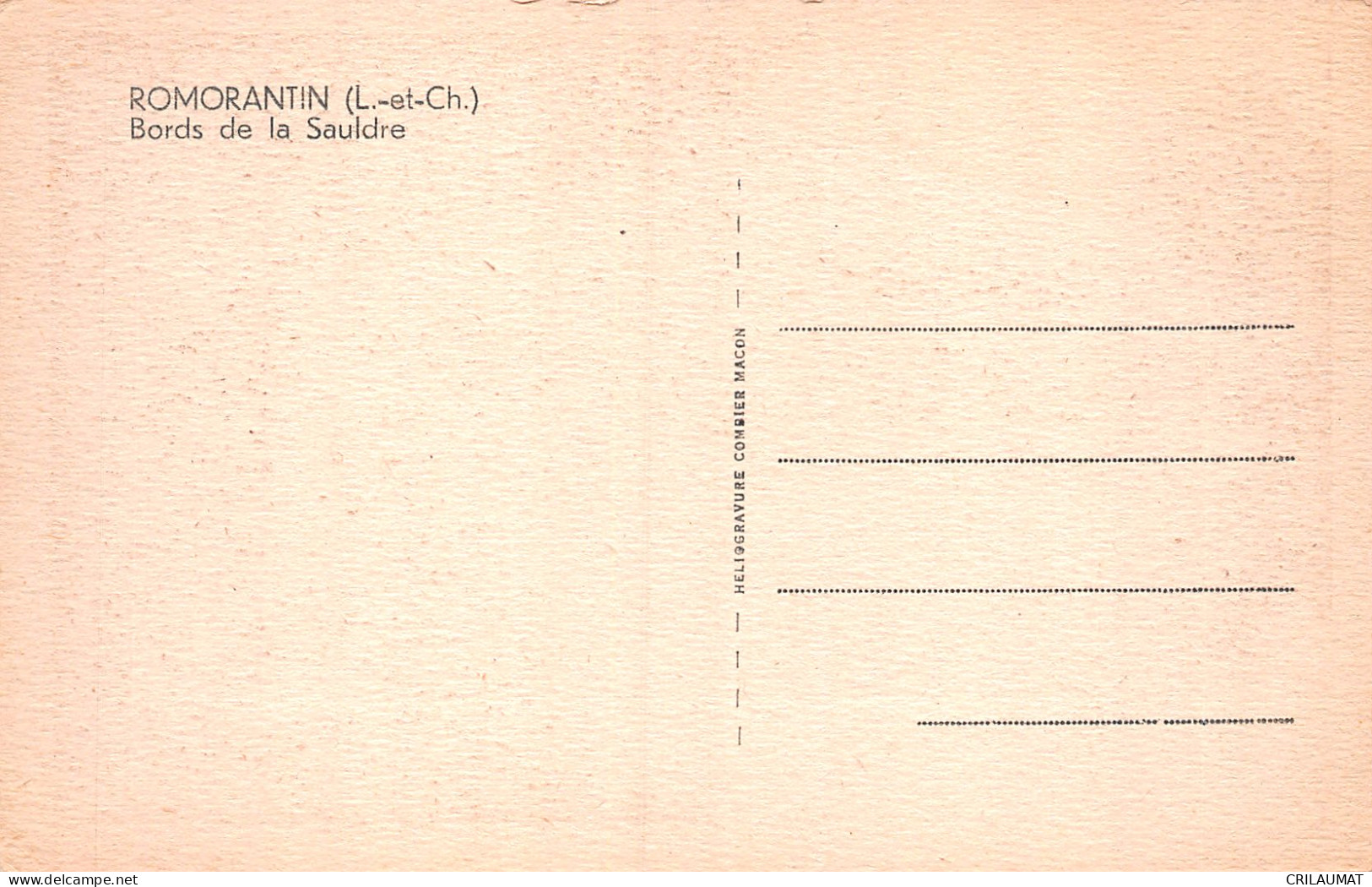 41-ROMORANTIN-N°T5083-B/0023 - Romorantin