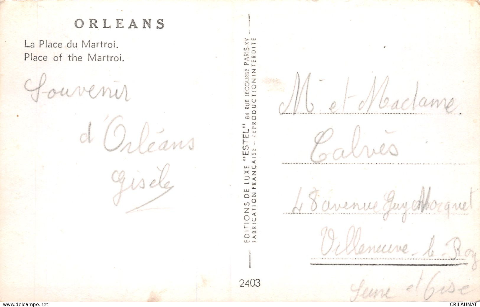 45-ORLEANS-N°T5083-F/0061 - Orleans
