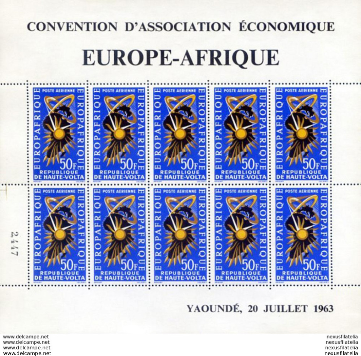 Europafrique 1963. - Burkina Faso (1984-...)