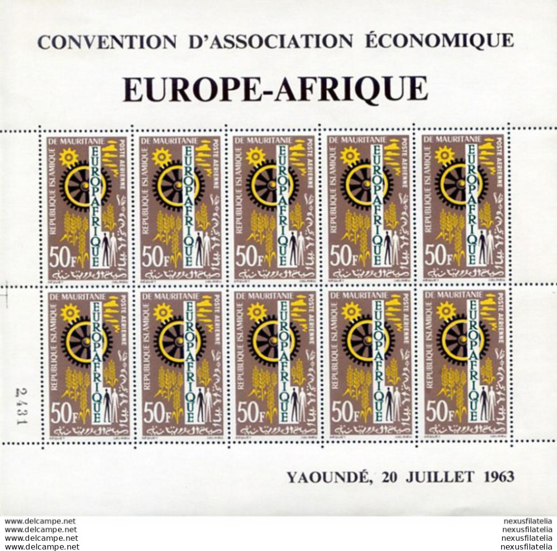 Europafrique 1963. - Mauritanie (1960-...)