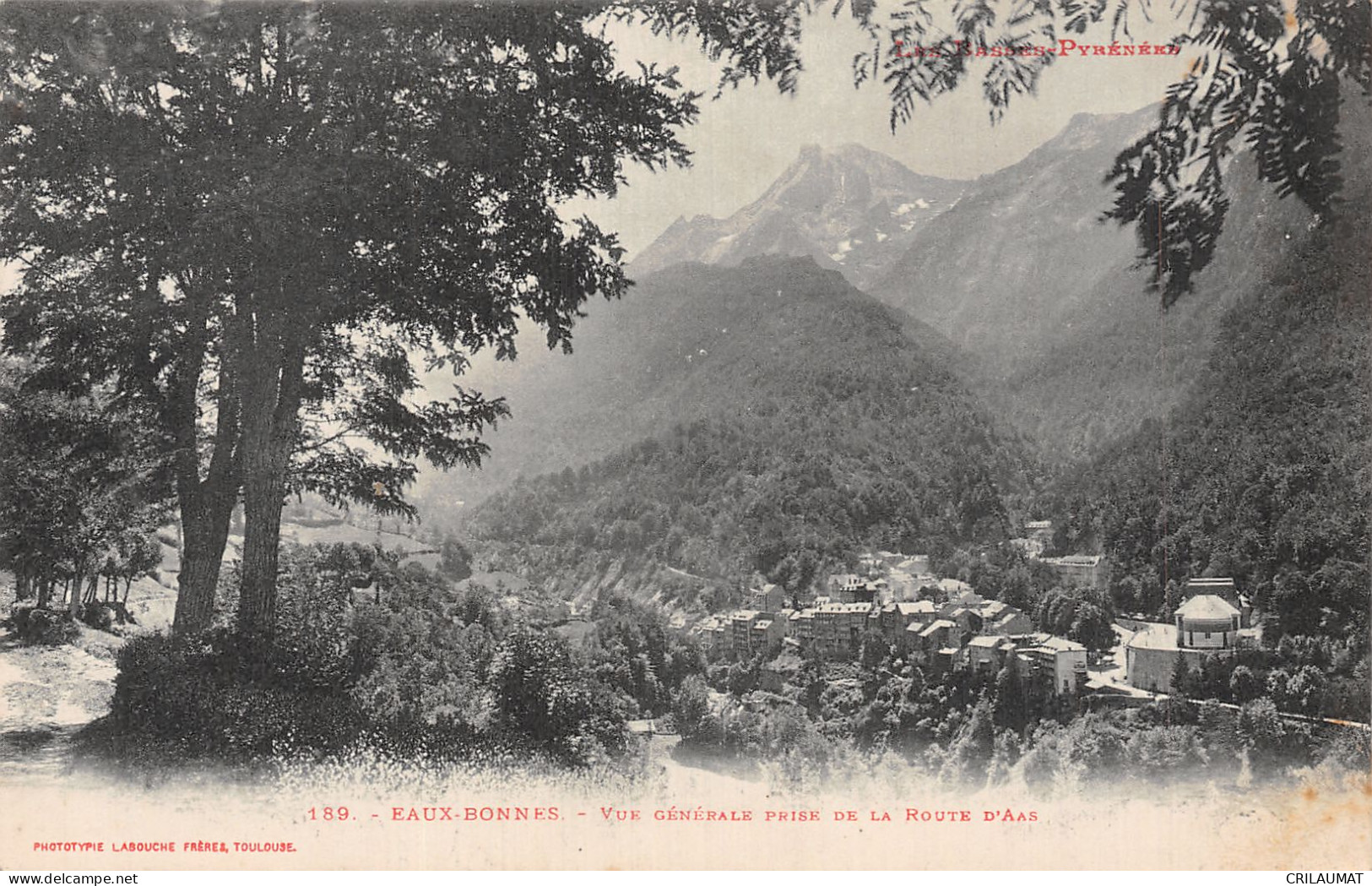 64-EAUX BONNES-N°T5083-H/0167 - Eaux Bonnes