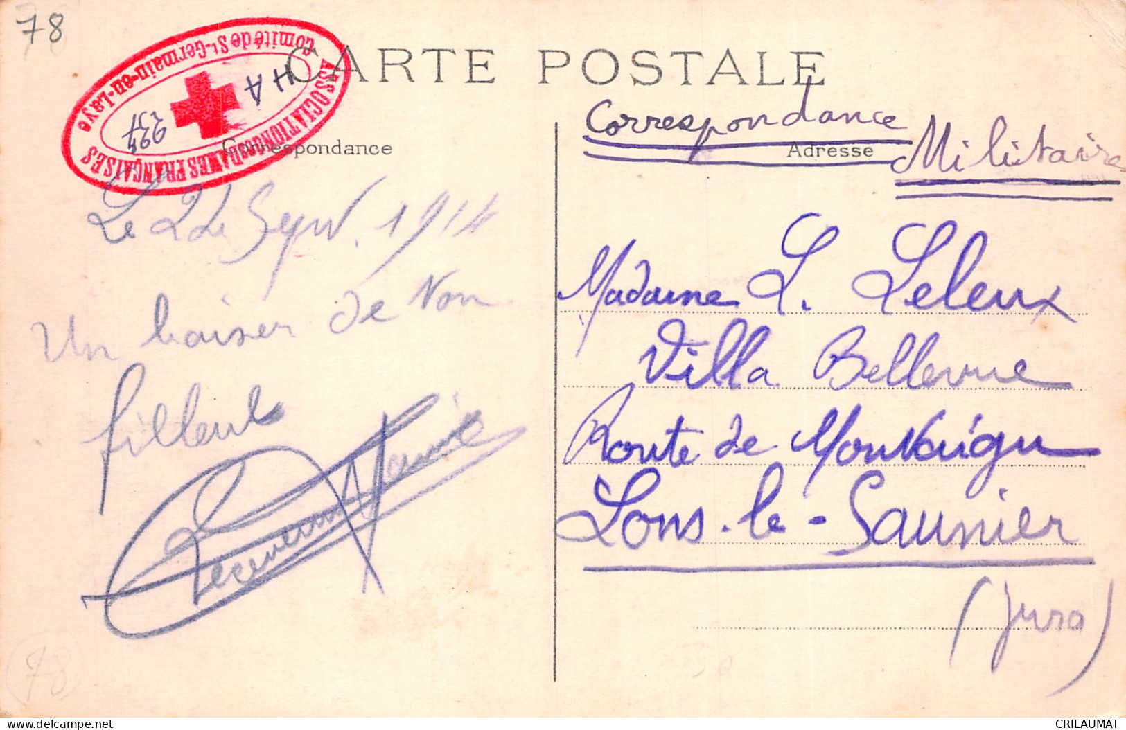 78-SAINT GERMAIN EN LAYE-N°T5084-B/0249 - St. Germain En Laye