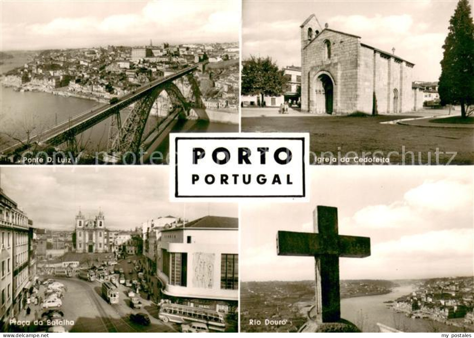 73680466 Porto Portugal Ponte D Luiz I Igreja Da Cedofeita Praca Da Balalho Rio  - Autres & Non Classés