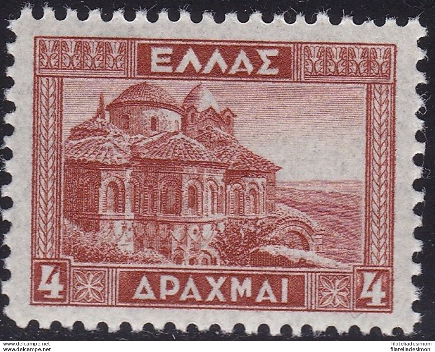 1935 Greece , Grecia, Monumenti, N° 409  MNH/** - Autres & Non Classés