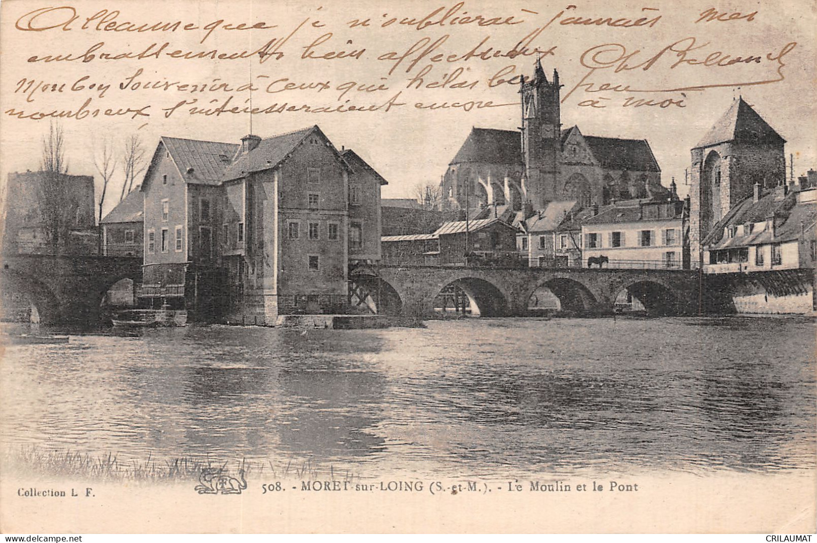 77-MORET SUR LOING-N°T5084-A/0003 - Moret Sur Loing