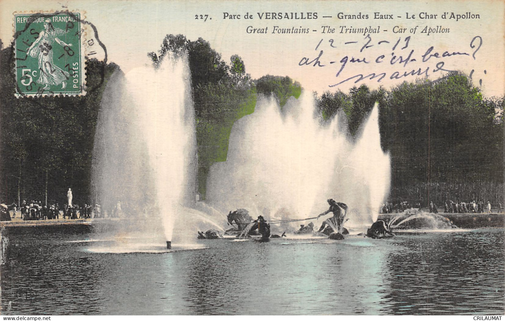 78-VERSAILLES GRANDES EAUX-N°T5084-E/0147 - Versailles (Château)