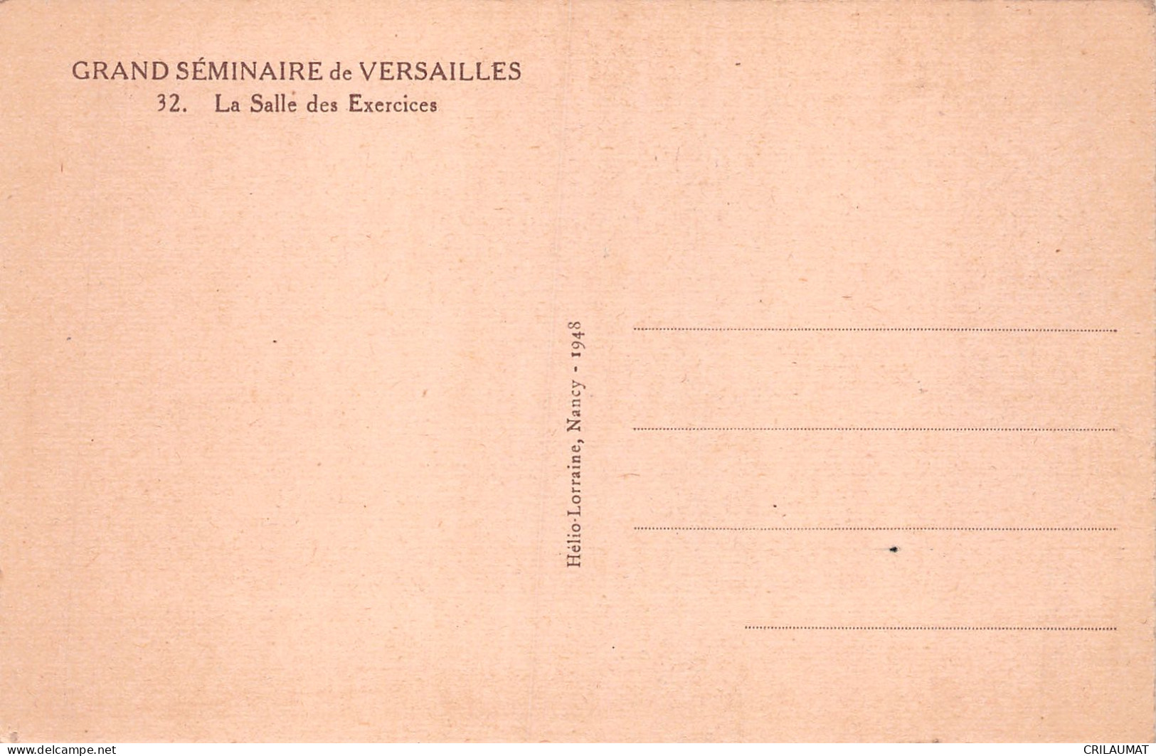 78-VERSAILLES SALLE DES EXERCICES-N°T5084-E/0051 - Versailles (Château)