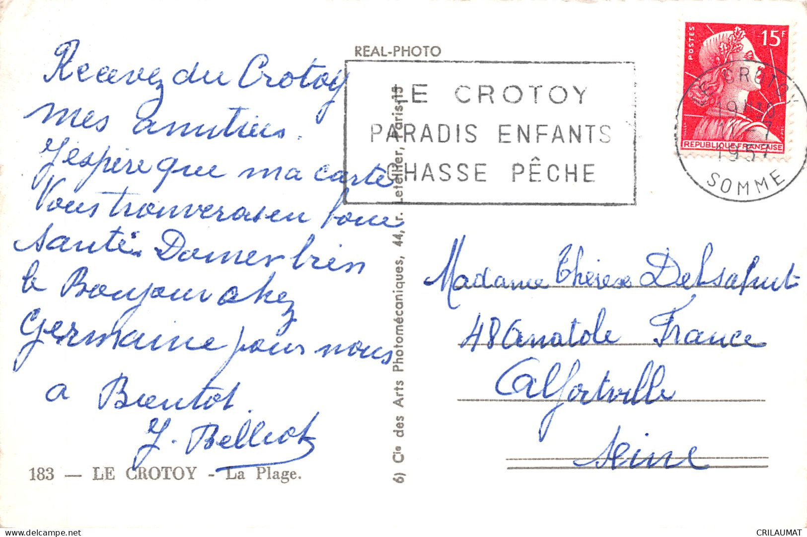 80-LE CROTOY-N°T5084-D/0327 - Le Crotoy