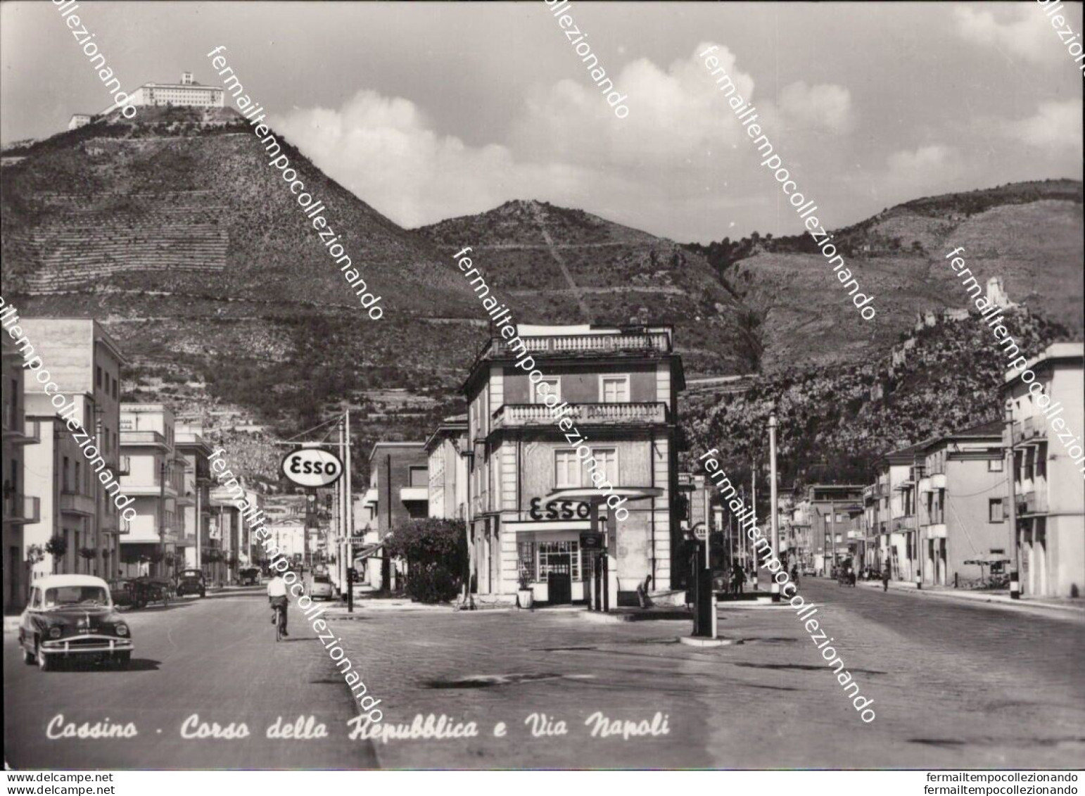 Ba734 Cartolina Cassino Corso Della Repubblica   Provincia Di Frosinone Lazio - Frosinone