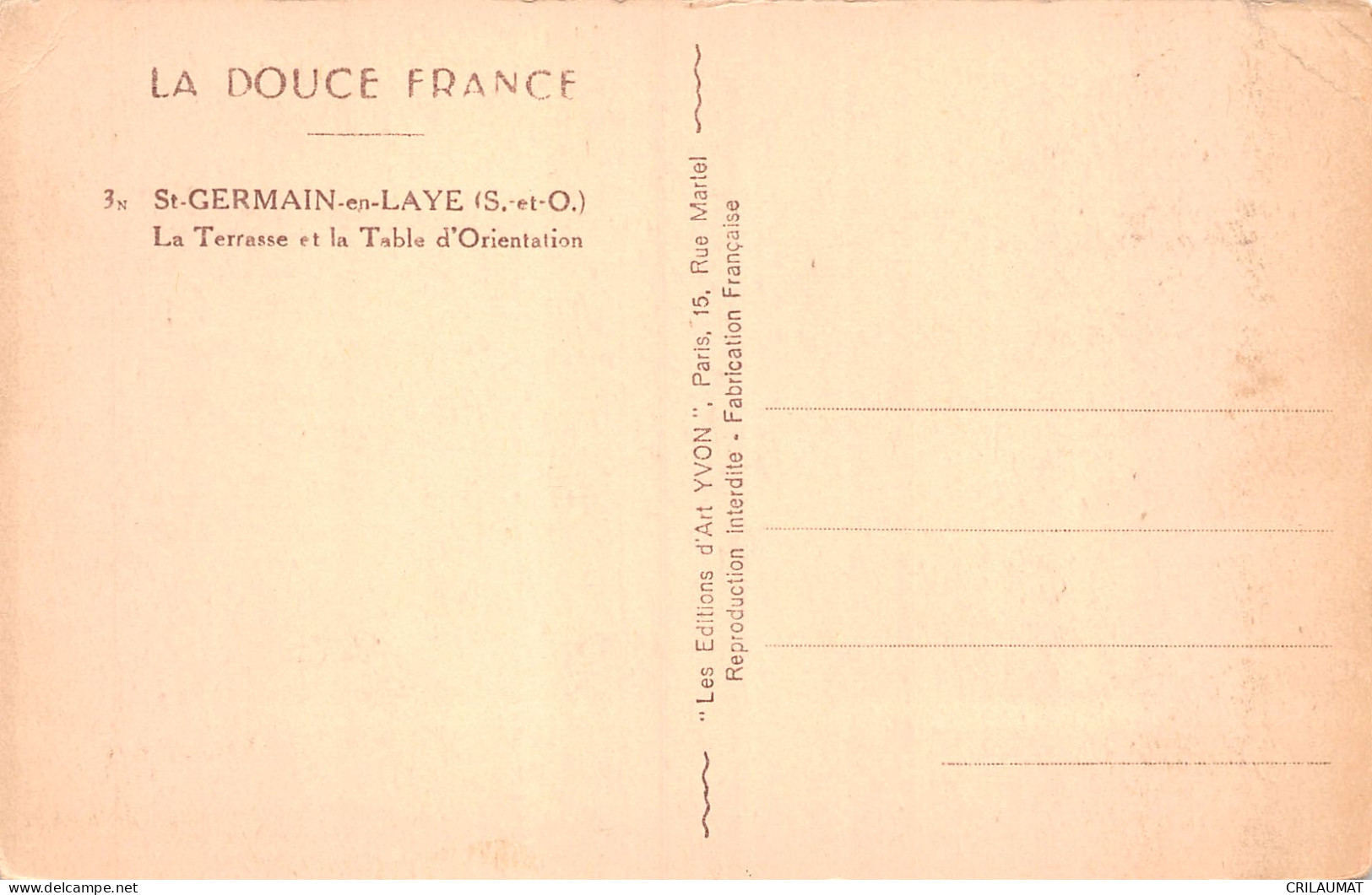 78-SAINT GERMAIN EN LAYE-N°T5084-C/0287 - St. Germain En Laye
