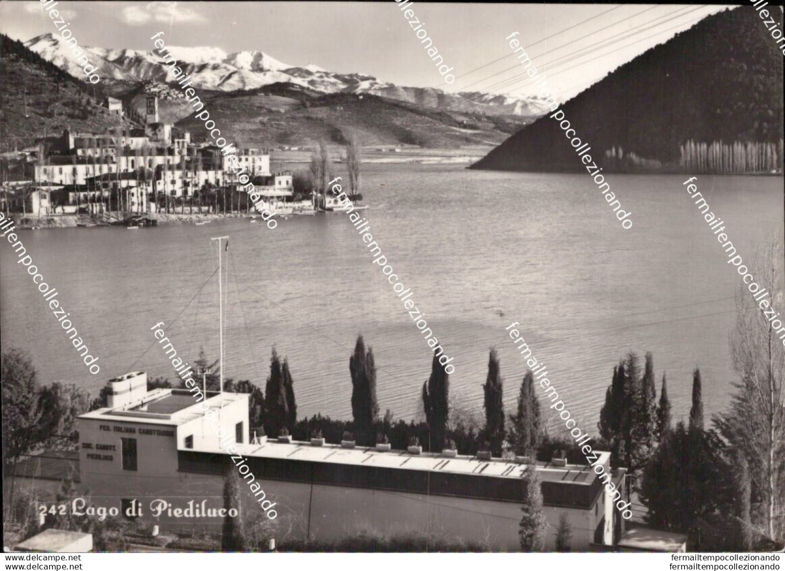 Ba705 Cartolina Lago Di Piediluco Provincia Di Terni Umbria - Terni