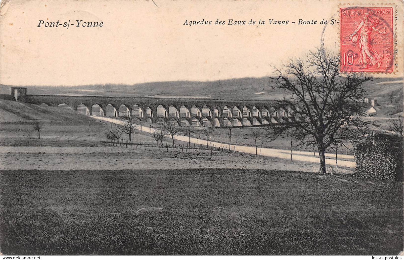 89 PONT SUR YONNE AQUEDUC DES EAUX DE LA VANNE - Pont Sur Yonne