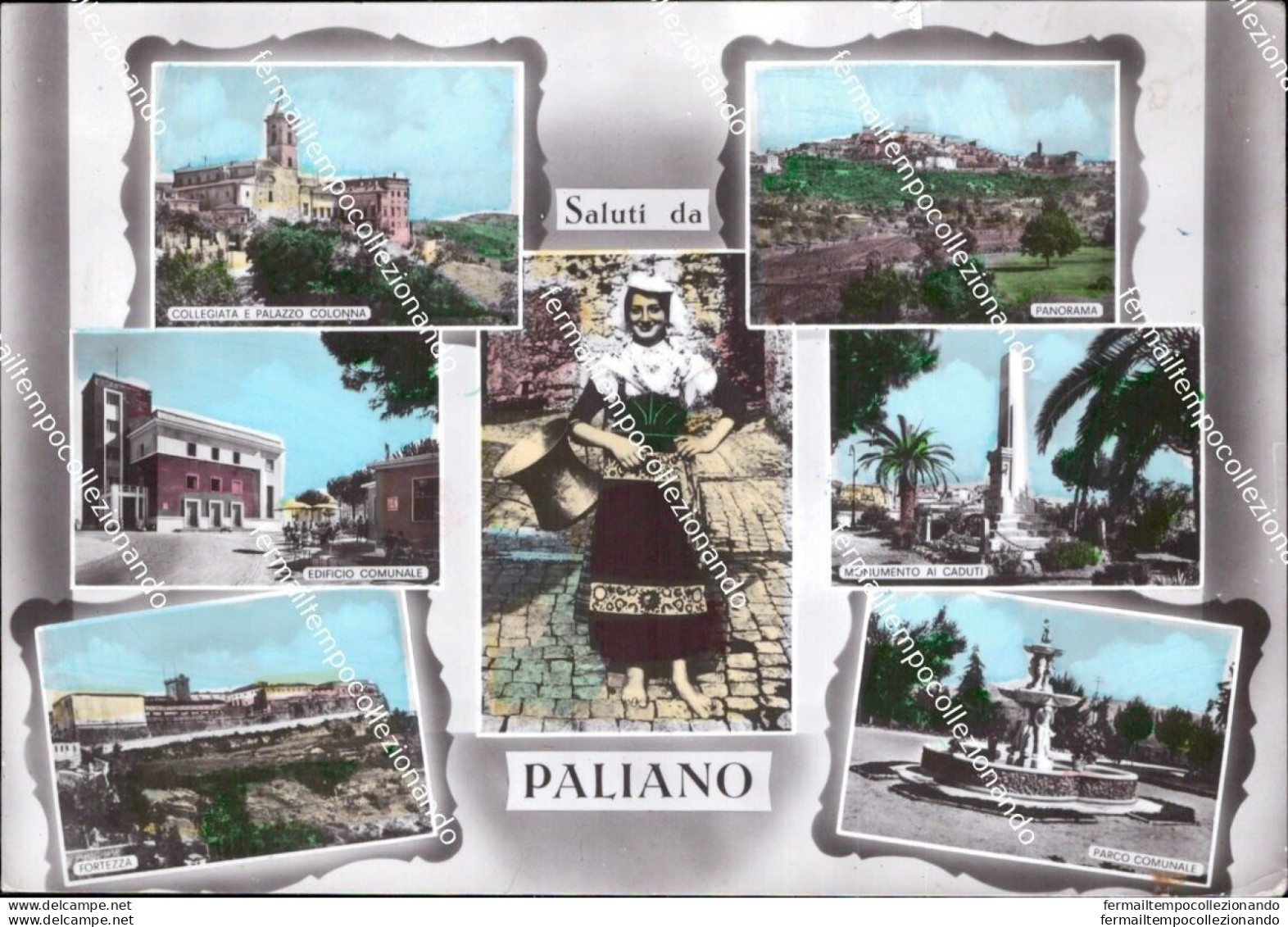 Ba733 Cartolina Saluti Da Paliano  Provincia Di Frosinone Lazio - Frosinone