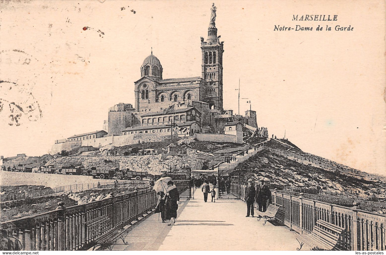 13 MARSEILLE NOTRE DAME - Notre-Dame De La Garde, Aufzug Und Marienfigur