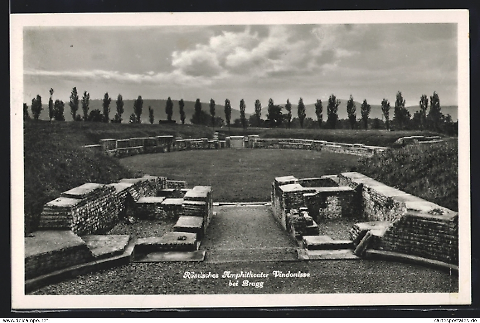 AK Brugg, Römisches Amphitheater Vindonissa  - Brugg