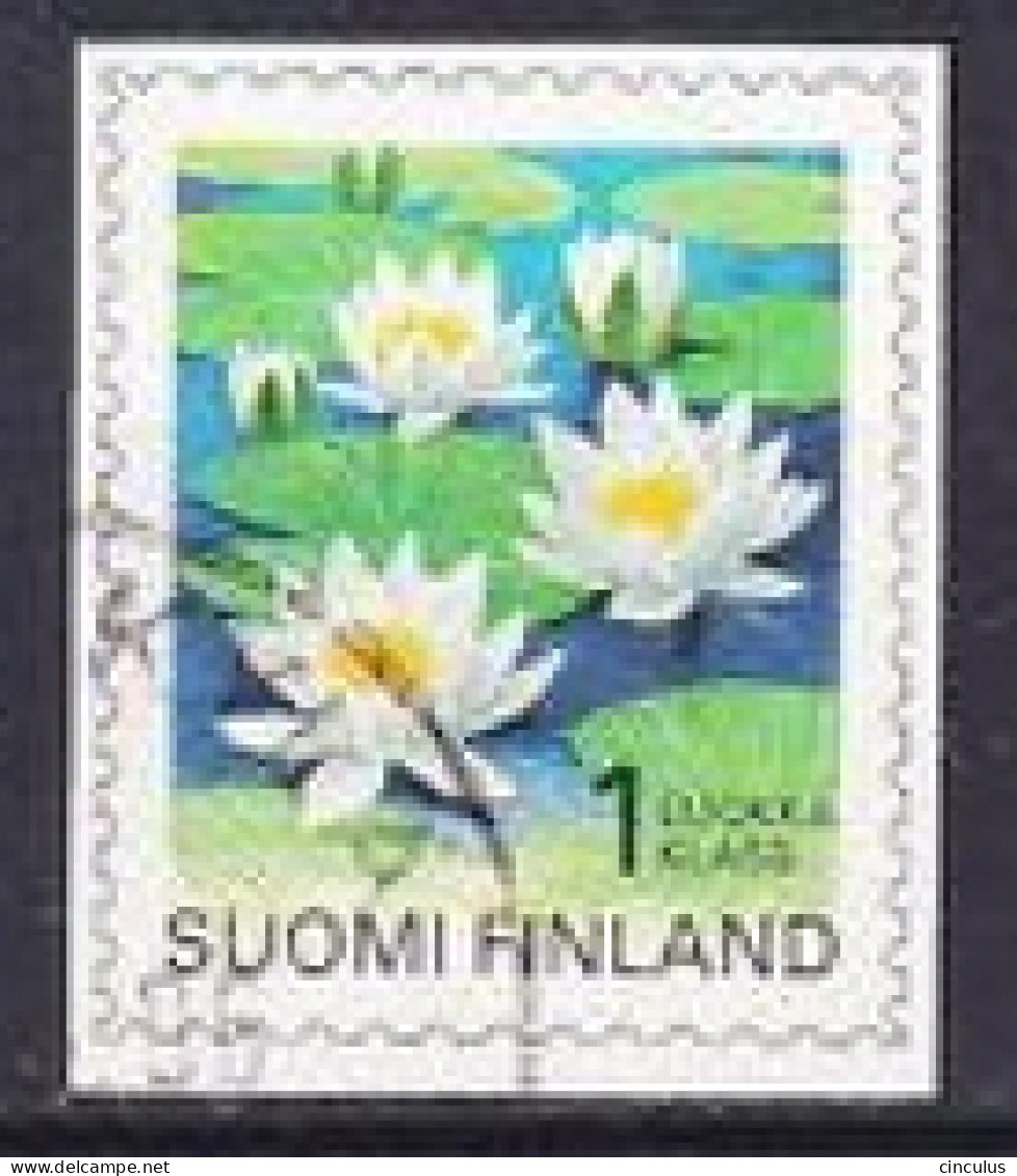 1996. Finland. Water-lily (Nymphaea Candida). Used. Mi. Nr. 1350 - Used Stamps